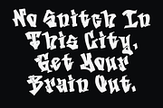 Post Concre, a Blackletter Font by JelekType (Thumbnail 3 of 9)
