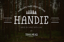 Handie Fonts - Over 1800 Glyphs