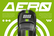 Hyper Sport - Racing Logo Font, a Sans Serif Font by Nirmana Visual (Thumbnail 6 of 17)