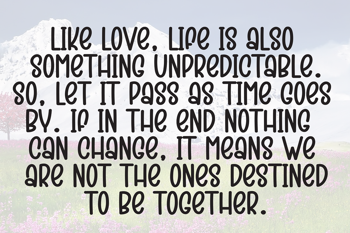 kinder rainbow | Script Font, a Script Font by Scratchones (Photo 6 of 8)