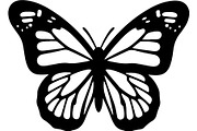 Butterfly Silhouette Bundle, an Object Graphic by Designer_Momina (Thumbnail 12 of 20)
