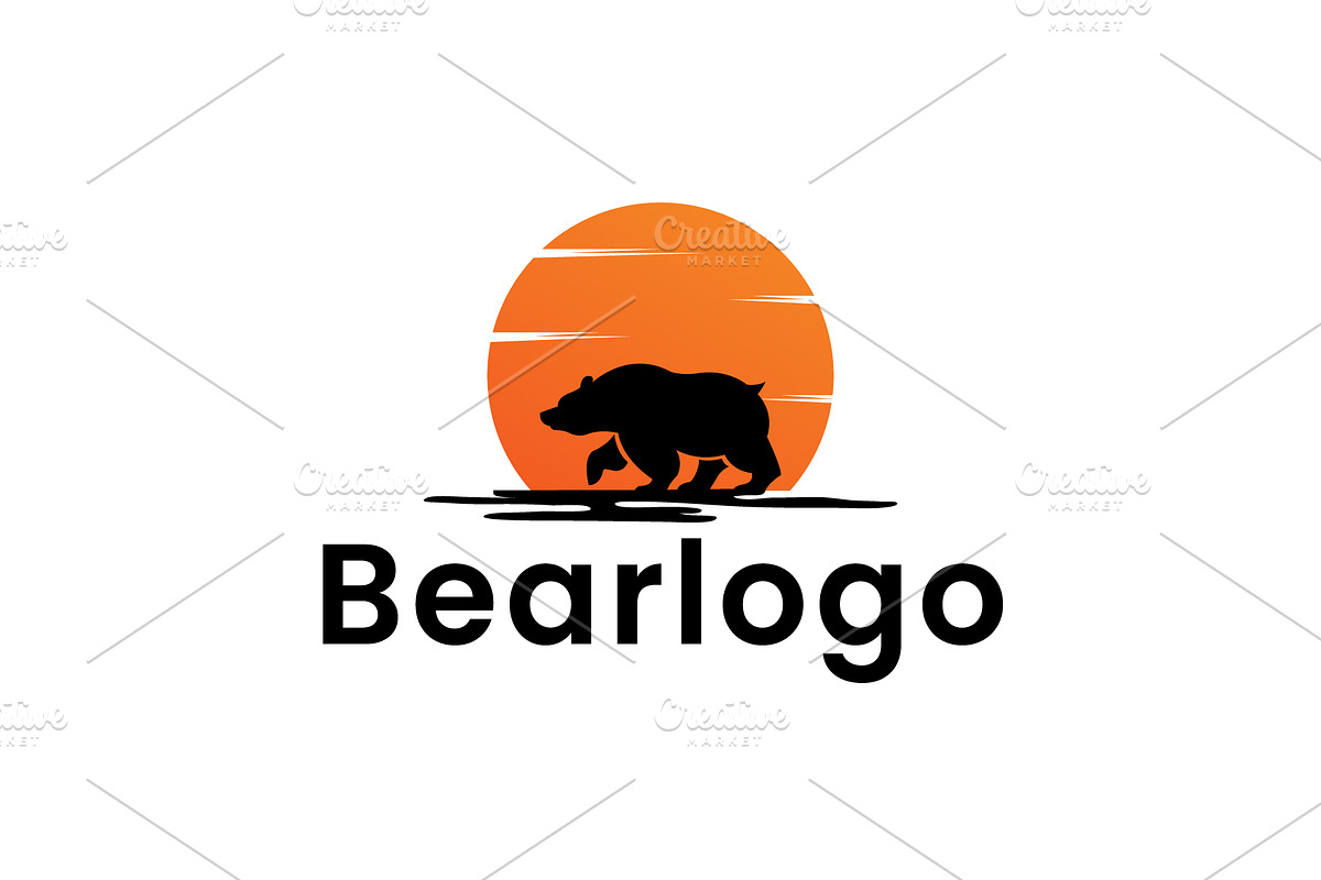 Bear logo vector icon illustration, a Branding & Logo Template by Dyn Studio