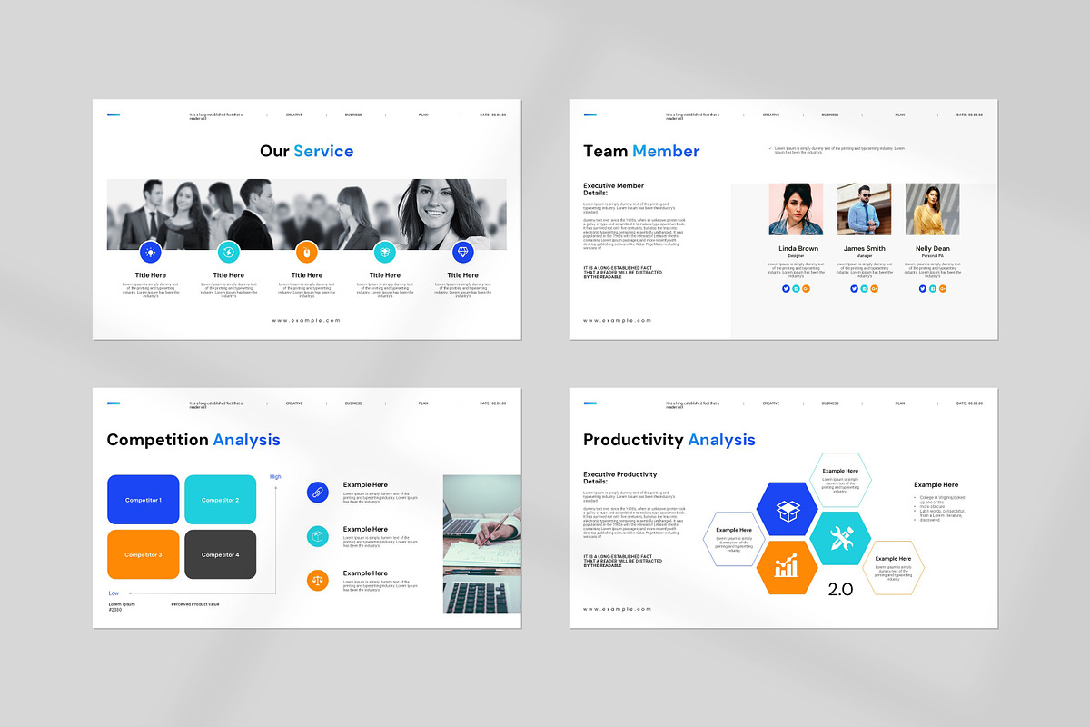Business Plan Presentation Template, a Presentation Template by PrintIdea (Photo 4 of 7)