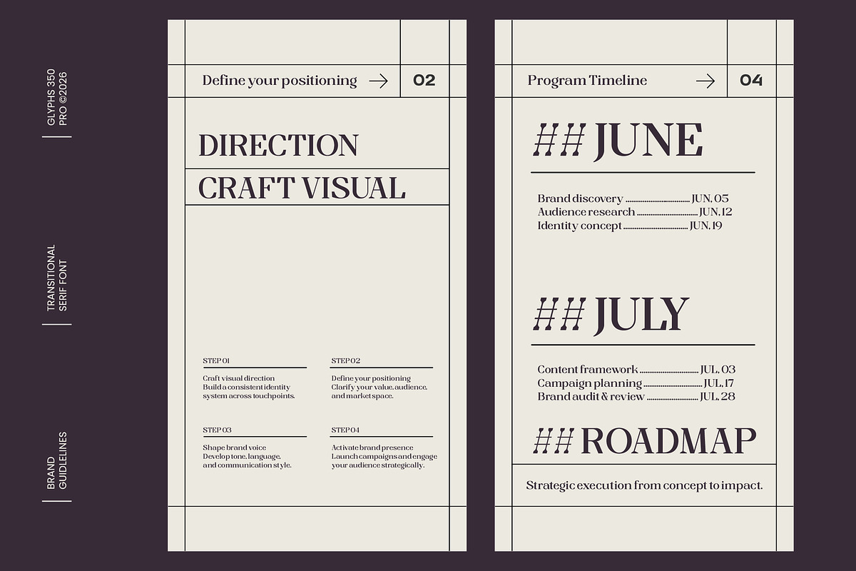 Mindken Transitional Serif Font, a Serif Font by AmorfaType