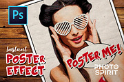 Instant Poster Effect PSD Template, a Product Mockup by PhotoSpirit (Thumbnail 1 of 8)