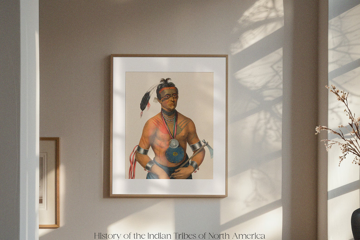 History of the Indian Tribes, a Person Illustration by Digital Museum (Photo 9 of 10)