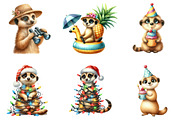 Cute Meerkat Sublimation, an Illustration by DreamArtGraphic (Thumbnail 4 of 5)