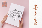 Vintage Christmas Doodle SVG bundle, a Seasonal Illustration by RimzStudio (Thumbnail 3 of 8)