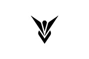 Modern Abstract Flying Bird Logo, a Branding & Logo Template by MenkType Studio (Thumbnail 2 of 2)
