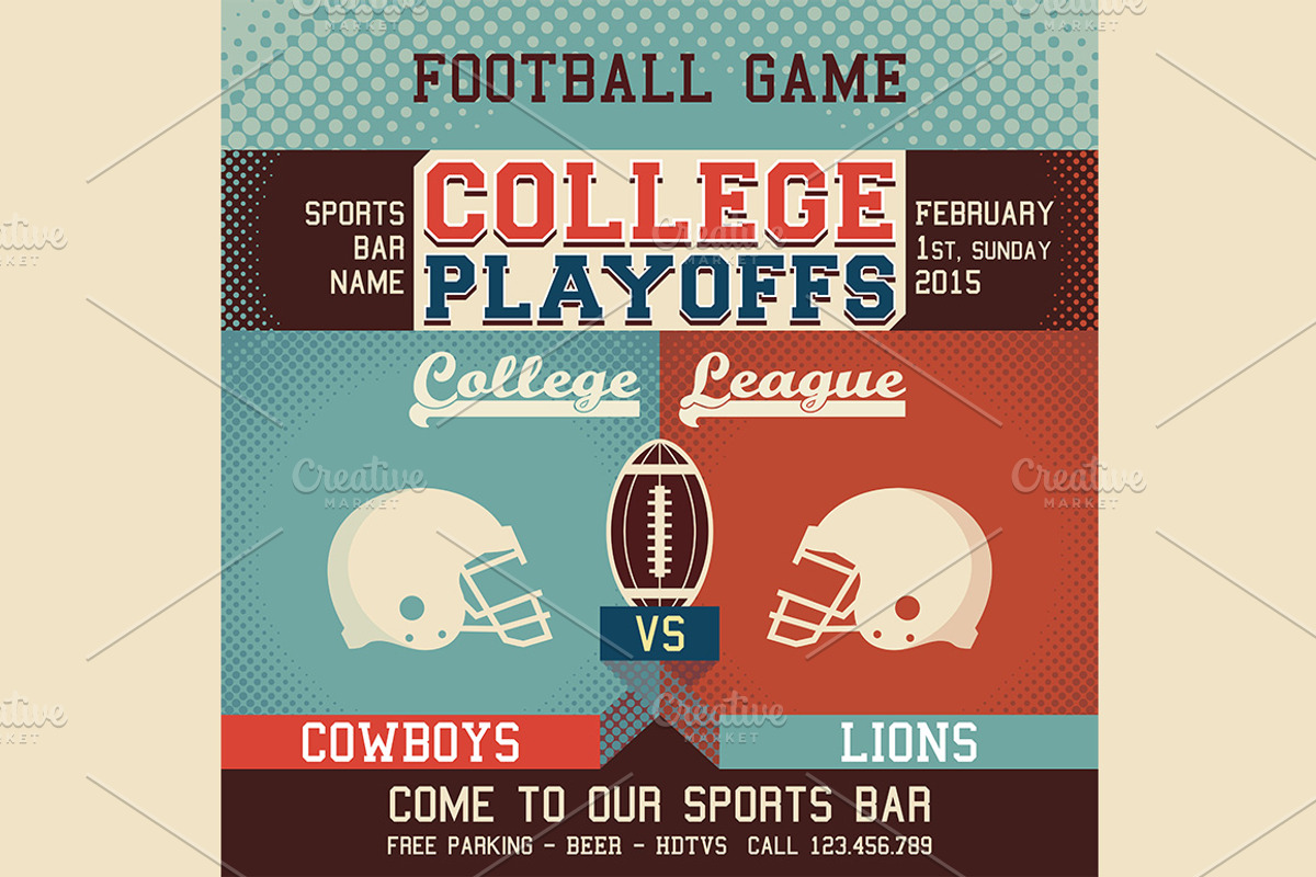 American Football Illustrations, an Education Illustration by Paul Lesser (Photo 2 of 4)
