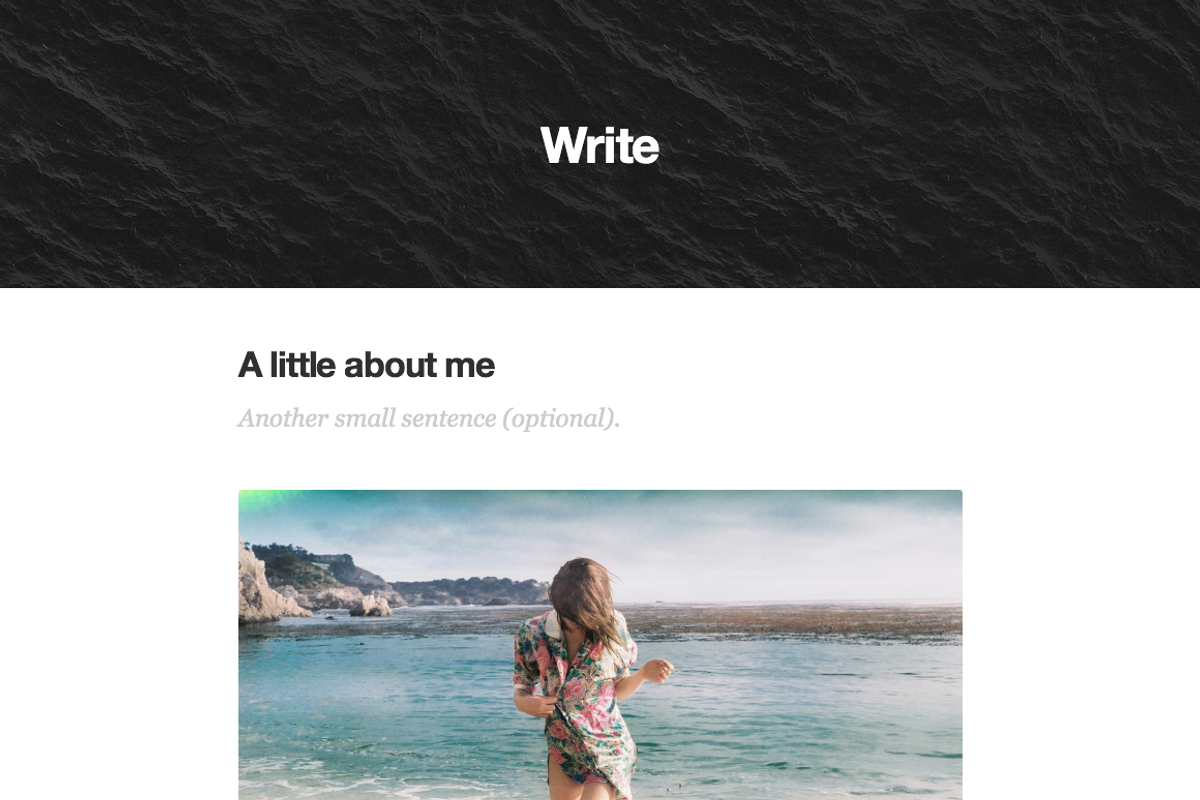 Write, for Kirby 3.× CMS, a Templates & Theme by Starckio (Photo 4 of 4)