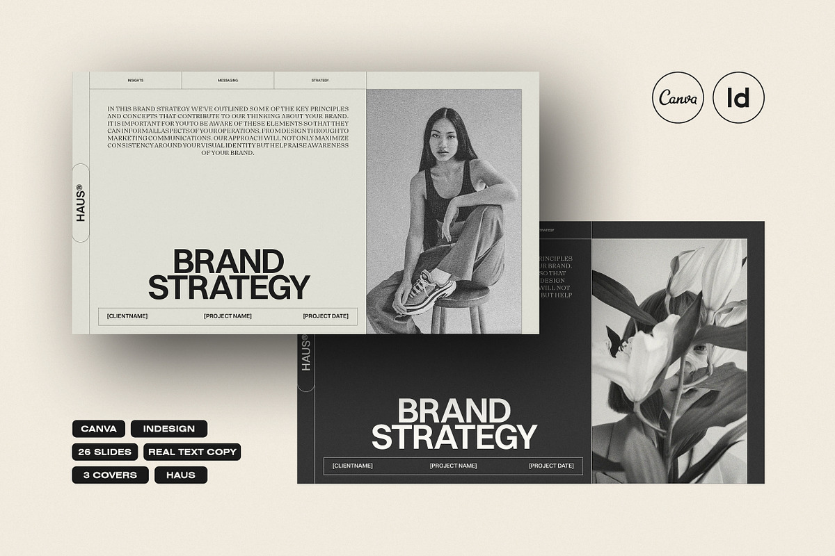 HAUS | Brand Strategy, a Presentation Template by Studio Standard (Photo 1 of 14)