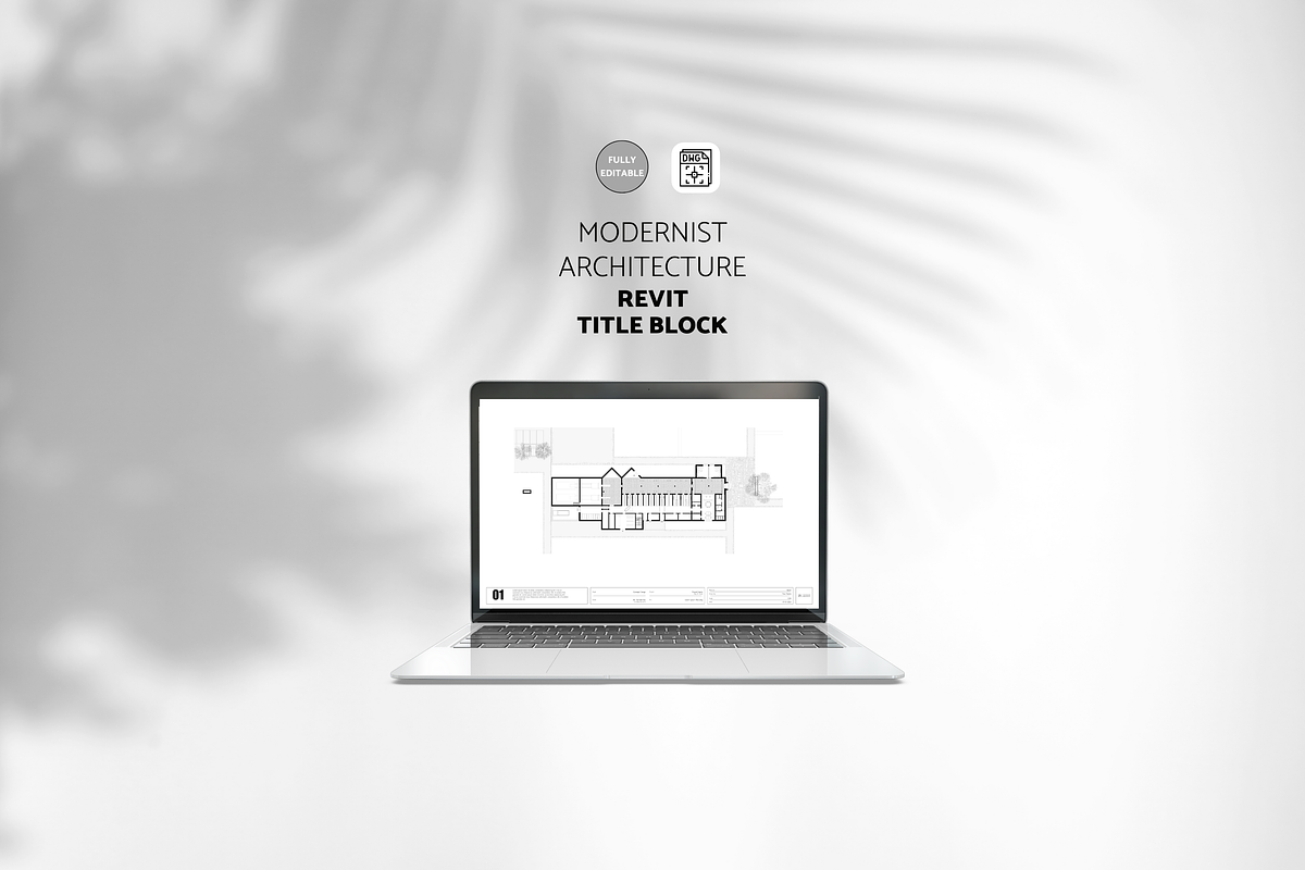 Modernist Architect Title Block, a Presentation Template by yesitisprintable (Photo 2 of 6)