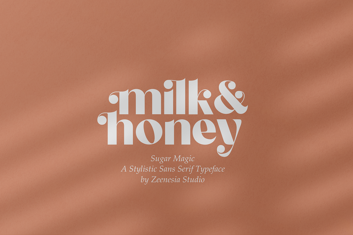 Sugar Magic, a Sans Serif Font by zeenesia (Photo 11 of 25)