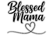 Blessed Mama Shirt T-Shirt Design, an Object Illustration by Ghagra (Thumbnail 2 of 7)