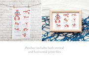 How to Eat a Lobster Printable Card, an Object Graphic by CojoMoxon (Thumbnail 3 of 4)