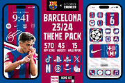 FC Barcelona 23/24 Theme Pack | Home, an Icon by IconsEngineer (Thumbnail 1 of 11)