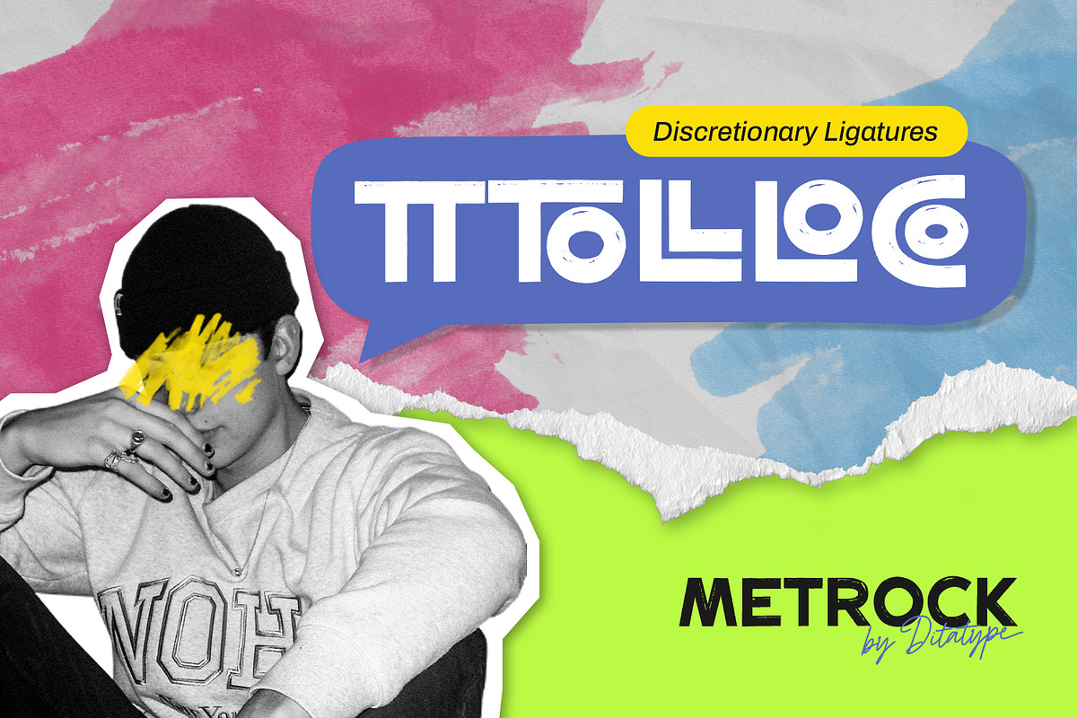 Metrock, a Sans Serif Font by Ditatype (Photo 6 of 11)