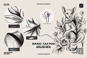 Procreate Basic Tattoo Brushes