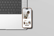 iPhone 17 Pro Mockup, an iPhone Mockup by graphicsecond (Thumbnail 2 of 6)