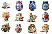 Watercolor easter egg Clipart, an Illustration by Designworld (Thumbnail 5 of 8)