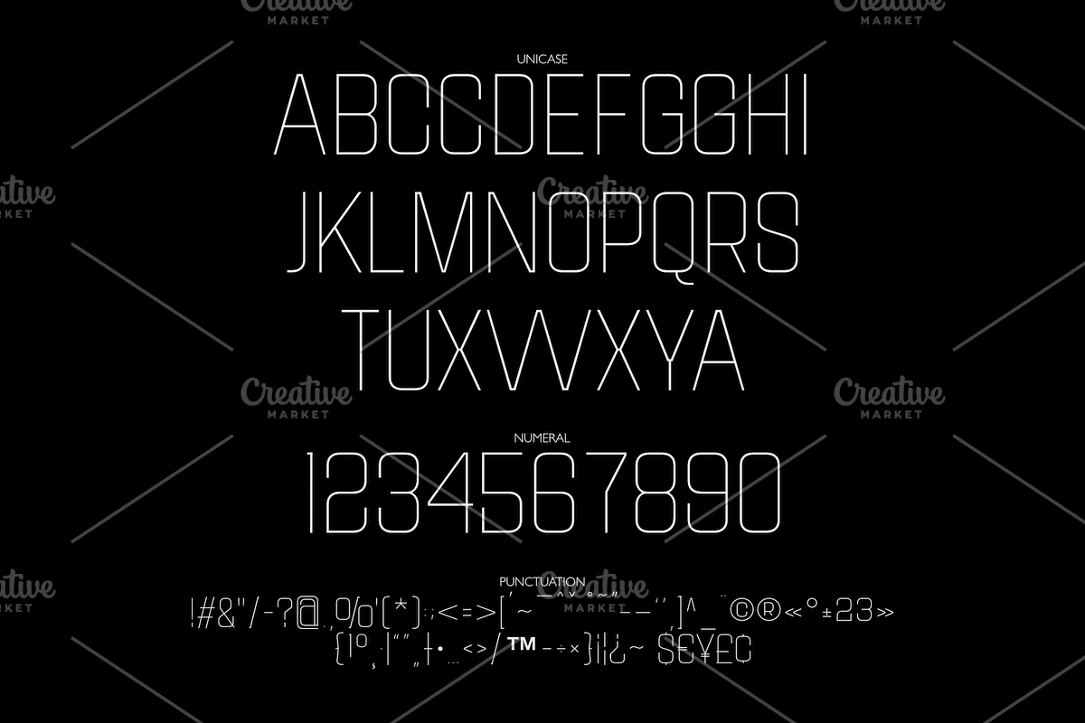 Giona – Elegant Thin Condensed Font, a Sans Serif Font by Linecreative (Photo 8 of 8)