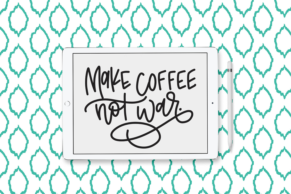 iPad Lettering Brush Monoline, a Brush Add-On by Hewitt Avenue (Photo 3 of 4)