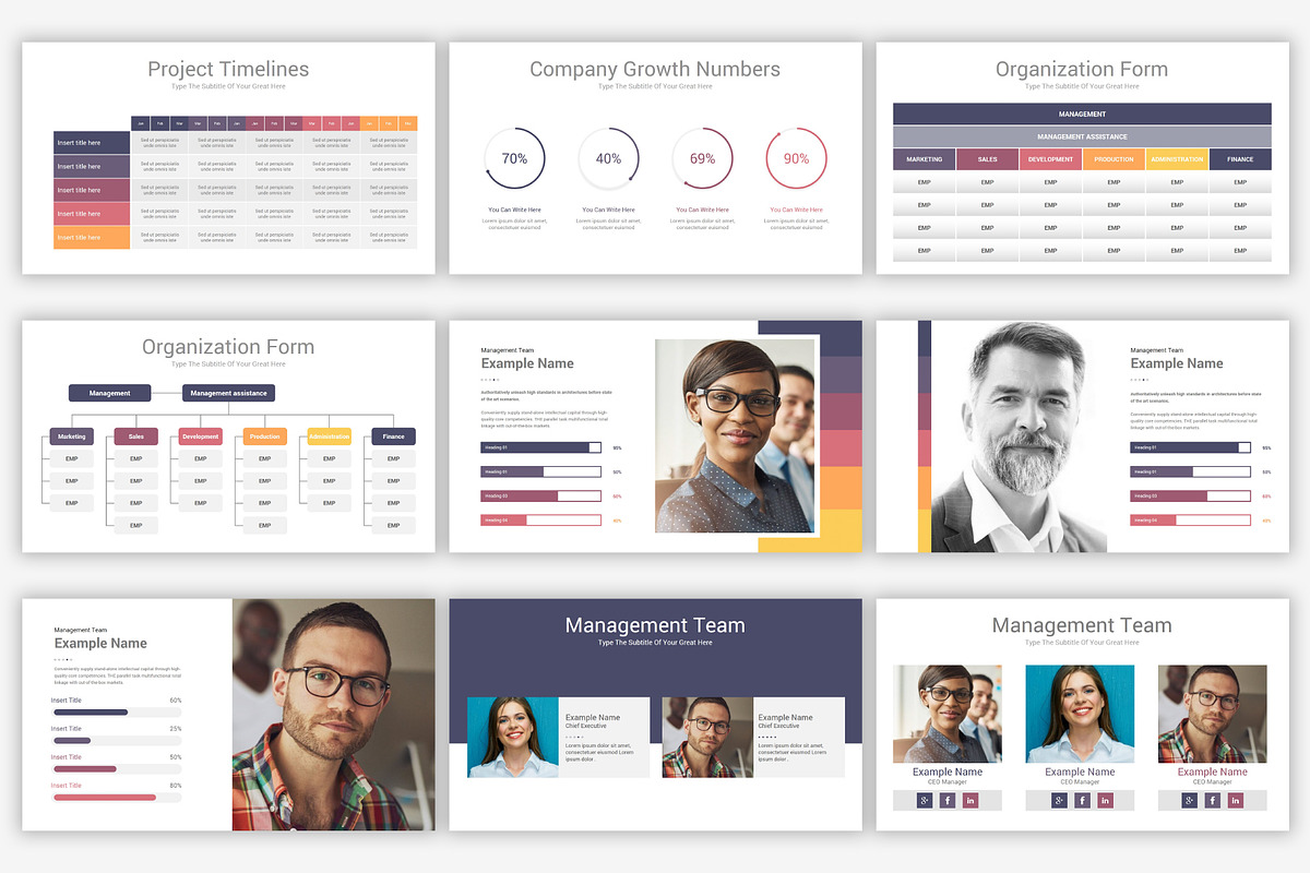 Company Profile PowerPoint Template, a Presentation Template by SlideOne (Photo 11 of 26)