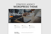 Strategy Agency WordPress Theme, a WordPress Template by Pixflow (Thumbnail 1 of 11)