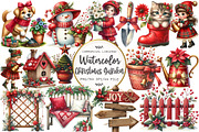 Christmas Garden Clipart, an Illustration by OK Design (Thumbnail 1 of 5)