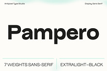 Pampero | Modern Display & Text Sans