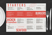 Food Menu Template, a Flyer Template by BrandPacks (Thumbnail 4 of 4)
