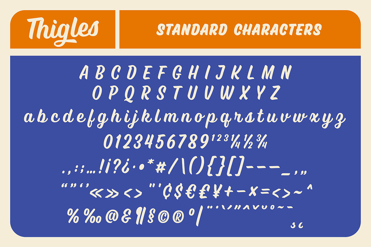 Thigles, a Script Font by Abbasy Studio (Photo 3 of 8)