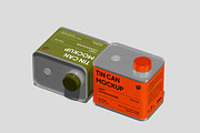Tin Can Mockup, a Packaging Mockup by Unerispace (Thumbnail 2 of 5)