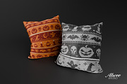 Halloween Spooky Knitted Pattern, a Pattern Graphic by Alwee Studio (Thumbnail 2 of 6)