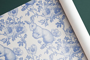 SPRINT EASTER BUNNY Seamless Pattern, a Pattern Graphic by AYAKA Studio Co. (Thumbnail 3 of 8)