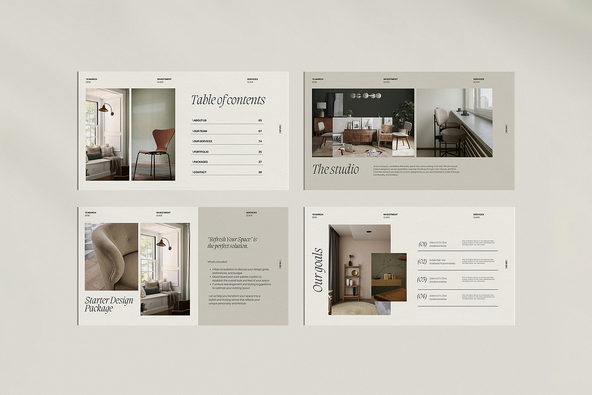 Interior Design Investment Canva, a Presentation Template by Amaré Creative (Photo 7 of 7)