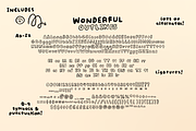Wonderful! 4 Fonts! Handwriting Set!, a Sans Serif Font by Studio Funshop by Kelli (Thumbnail 10 of 11)