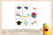 Education, Science & Office 3D Pack, an Object Graphic by a.weirdo.anlien (Thumbnail 2 of 3)