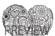 35 Valentine's coloring, an Animal Illustration by Somjai King (Thumbnail 15 of 36)