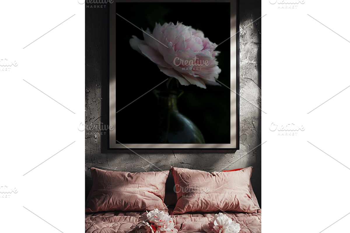 Romantic printable peony wall art, a Nature Photo by Mineden Digital Prints (Photo 1 of 7)