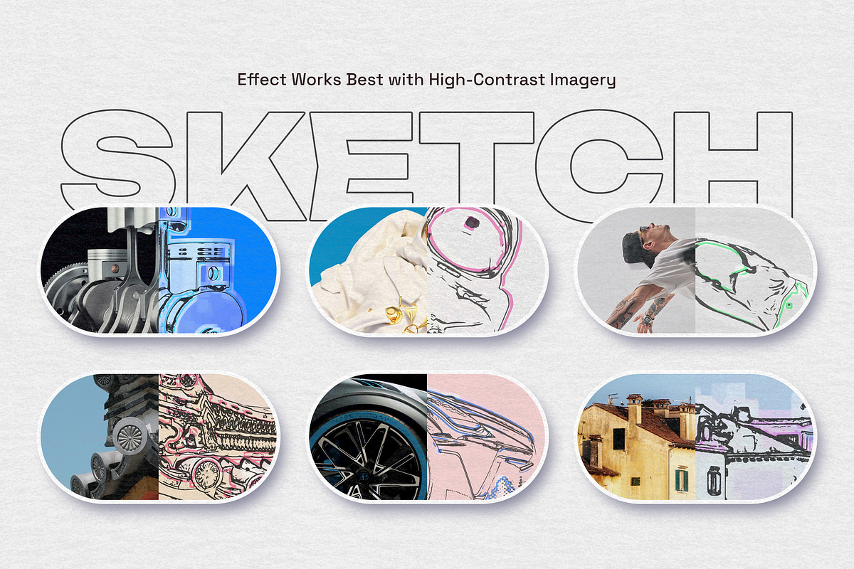 Creative Sketch Photo Effect, a Layer Style Add-On by veila.me (Photo 7 of 8)