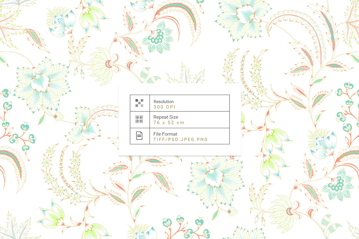 Royal Chintz - II Patterns & Motifs., a Pattern Graphic by Pink Linen (Photo 4 of 12)