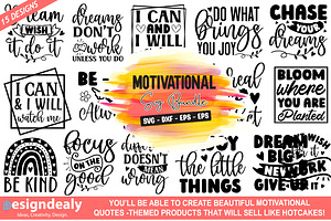 Motivational SVG Bundle