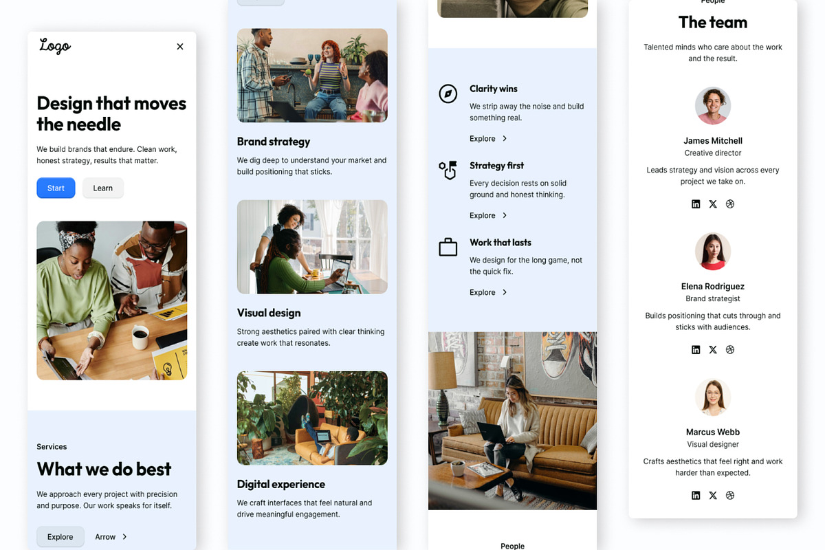 Design Agency - Landing Page, a Landing Page Template by RPWDS (Photo 3 of 3)
