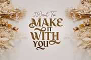 Vignettes - Feminine Type, a Serif Font by ikiiko (Thumbnail 5 of 8)