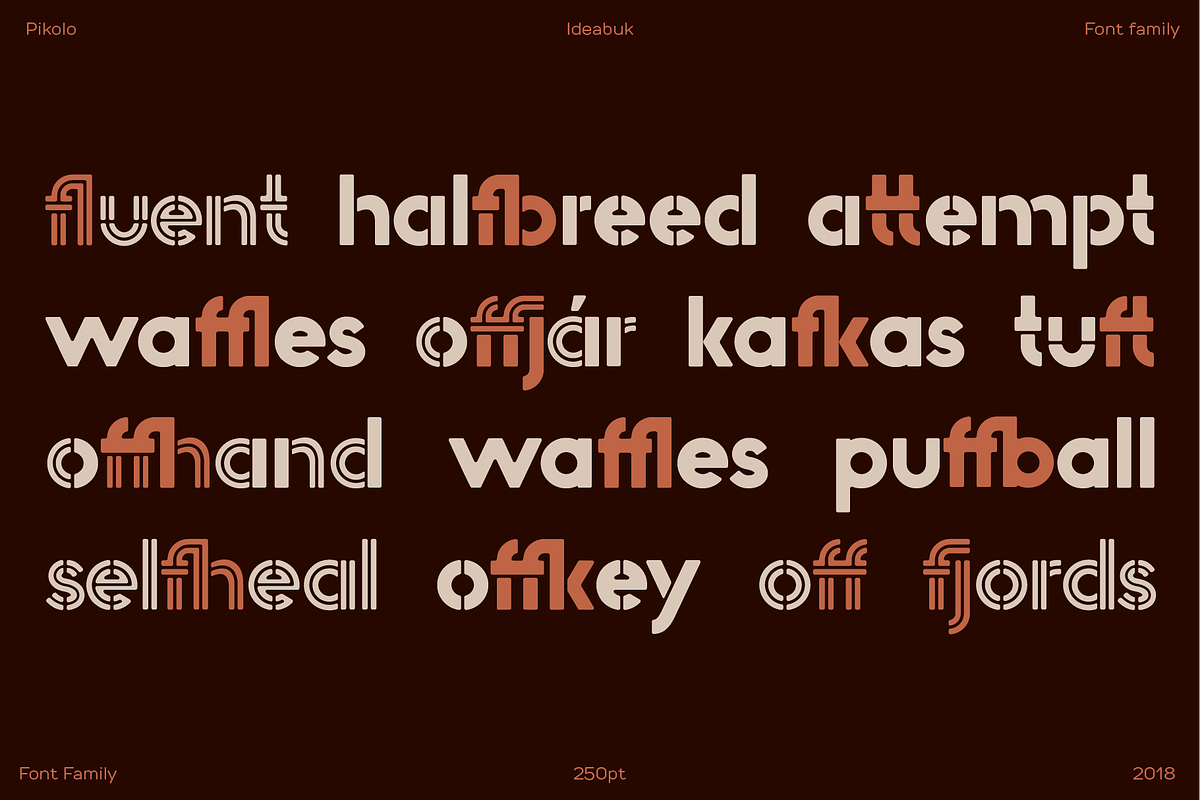 Pikolo Font Family preview 3
