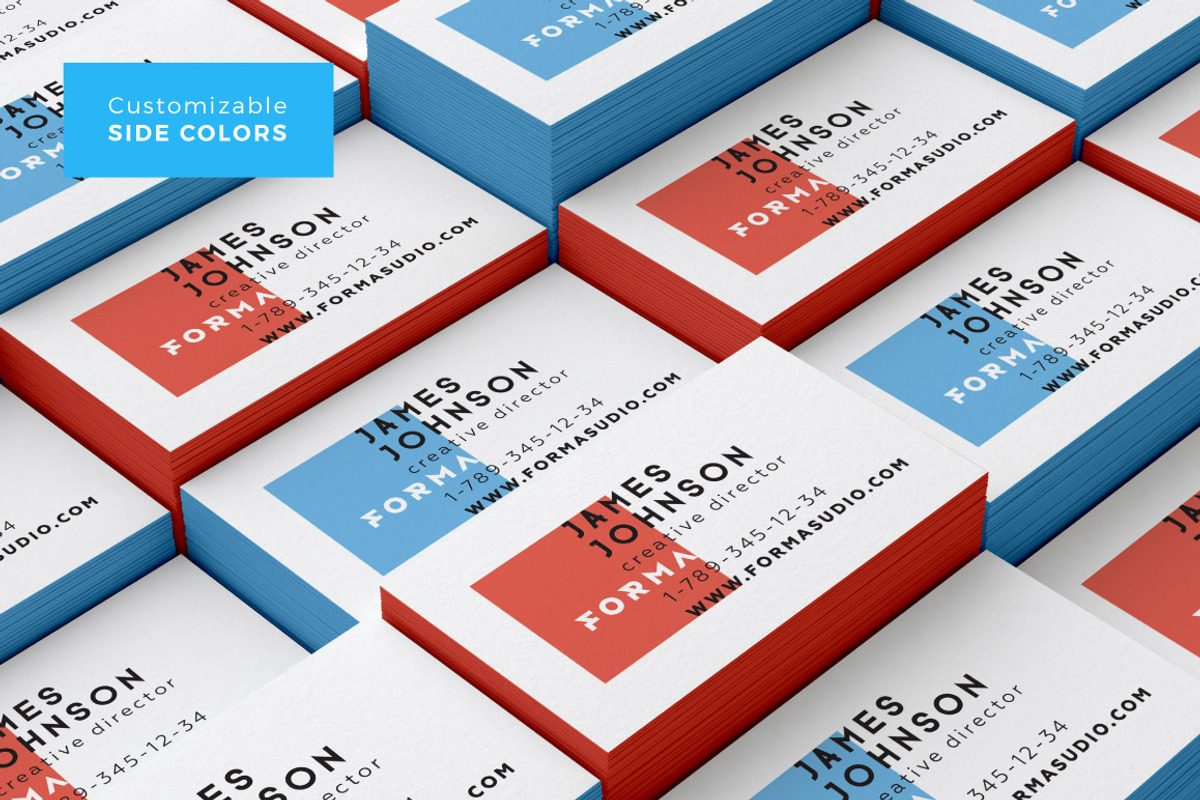 Business Cards Mockup Pack, a Print Template by BULBFISH (Photo 2 of 10)