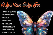 Halloween Butterfly Garden Clipart, an Illustration by CreationArt (Thumbnail 6 of 9)