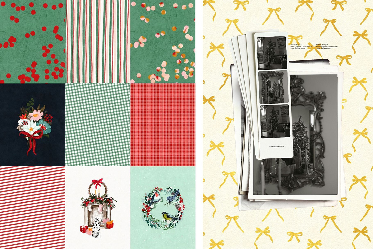 100 Christmas Backgrounds, a Background Graphic by PaperJamLab (Photo 8 of 18)